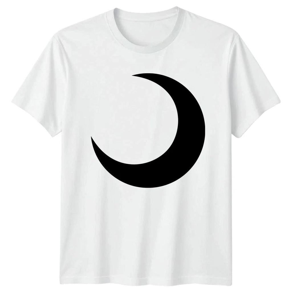 Minimalist Crescent Moon T-Shirt Crescent Moon Celestial Birthday Gift Unisex T-shirt, Sweatshirt, Hoodie, Long Sleeve Tee - T-Shirt, Sweatshirt, Hoodie