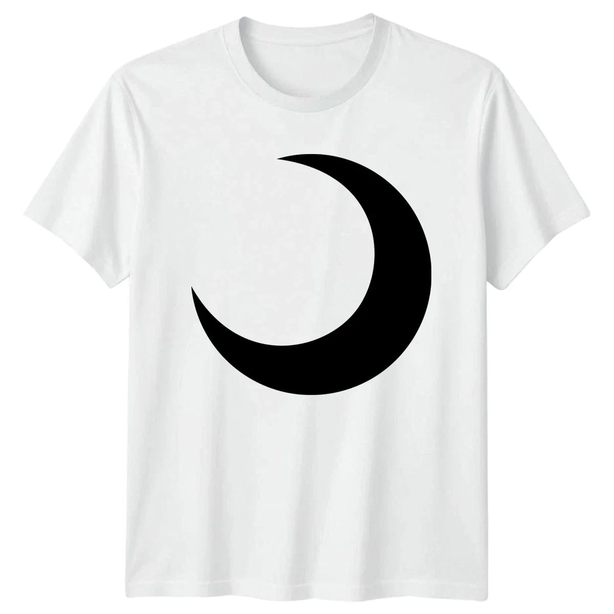 Minimalist Crescent Moon T-Shirt Crescent Moon Celestial Birthday Gift Unisex T-shirt, Sweatshirt, Hoodie, Long Sleeve Tee - T-Shirt, Sweatshirt, Hoodie
