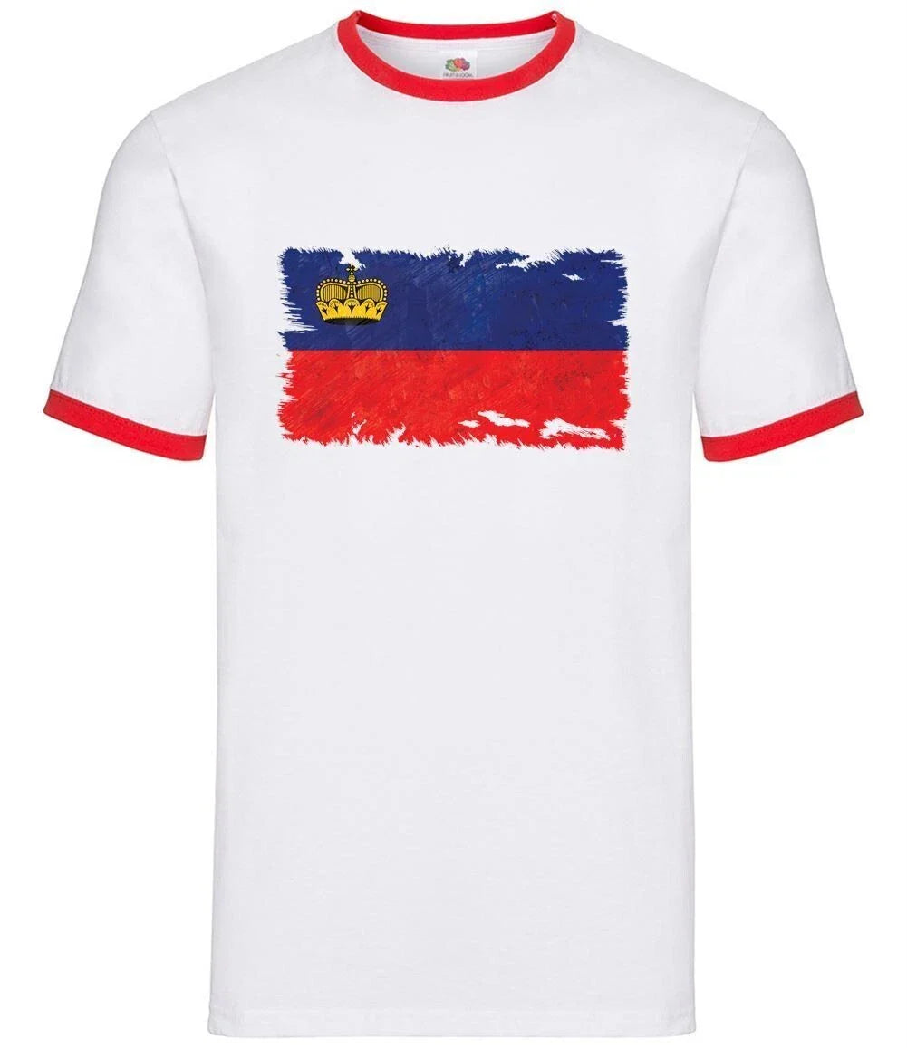 Liechtenstein Grunge Flag Style - Men's Ringtone - Vaduz City Love Live Unisex T-shirt, Sweatshirt, Hoodie, Long Sleeve Tee - T-Shirt, Sweatshirt, Hoodie