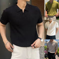 Trendy Mens Short Sleeve T Shirt with Lapel Design for Everyday Use and Comfort Unisex T-shirt, Sweatshirt, Hoodie, Long Sleeve Tee - T-Shirt, Sweatshirt, Hoodie