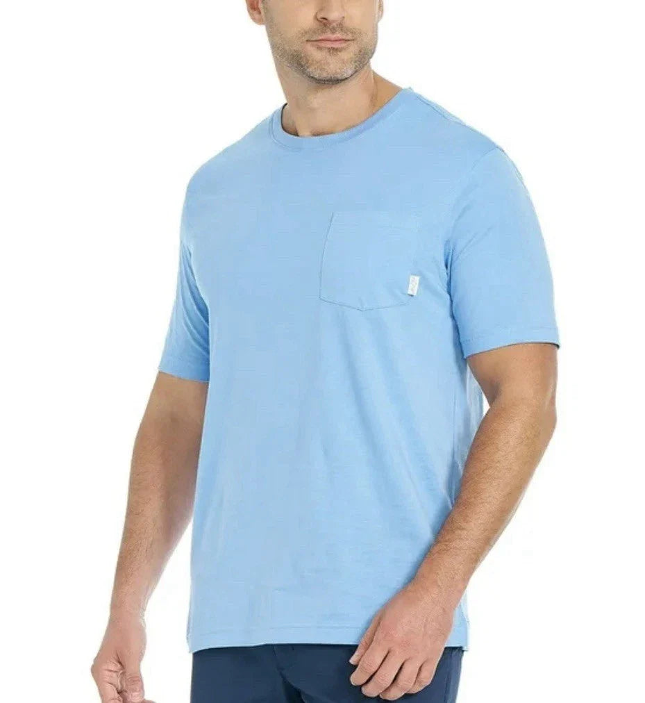 Greg Norman Pocket Tee Shirt Short Sleeve Sz Small Lt Blue NEW Unisex T-shirt, Sweatshirt, Hoodie, Long Sleeve Tee - T-Shirt, Sweatshirt, Hoodie