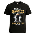 Hello Darkness My Old Friend Funny Guines Men's T-Shirt  Novelty Gift Tee Top Unisex T-shirt, Sweatshirt, Hoodie, Long Sleeve Tee - T-Shirt, Sweatshirt, Hoodie