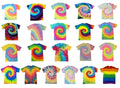 Handmade Tie Dye Shirts Colored Kids & Adults Men & Women 100% Pre-Shrunk Cotton Unisex T-shirt, Sweatshirt, Hoodie, Long Sleeve Tee - T-Shirt, Sweatshirt, Hoodie