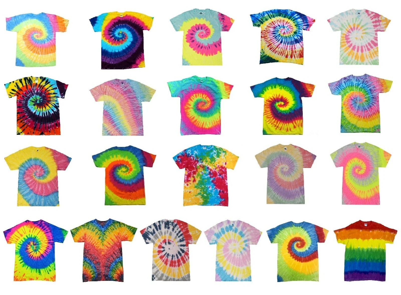 Handmade Tie Dye Shirts Colored Kids & Adults Men & Women 100% Pre-Shrunk Cotton Unisex T-shirt, Sweatshirt, Hoodie, Long Sleeve Tee - T-Shirt, Sweatshirt, Hoodie