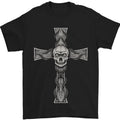 A Gothic Skull and Tentacles on a Cross Mens T-Shirt 100% Cotton Unisex T-shirt, Sweatshirt, Hoodie, Long Sleeve Tee - T-Shirt, Sweatshirt, Hoodie