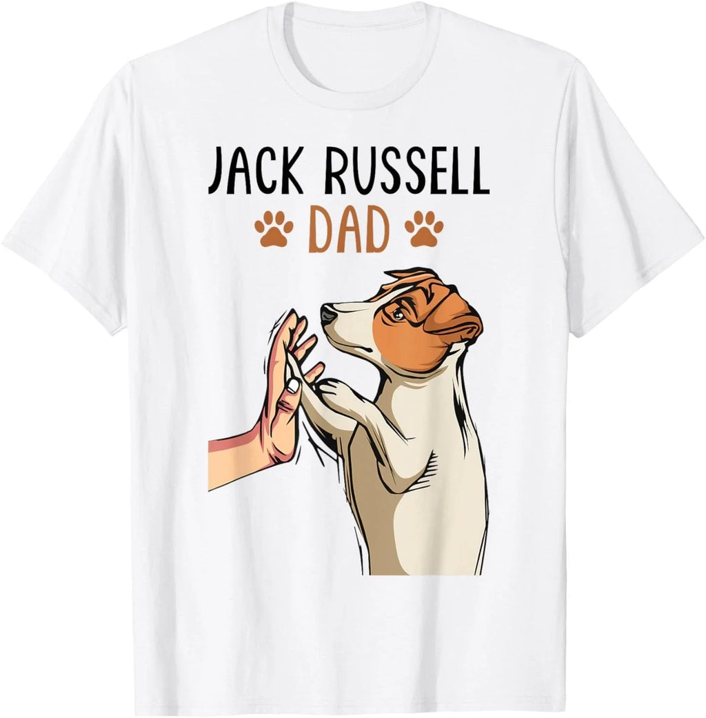 Jack Russell Terrier Dad Dog Father Funny Men Gift Unisex T-Shirt Unisex T-shirt, Sweatshirt, Hoodie, Long Sleeve Tee - T-Shirt, Sweatshirt, Hoodie