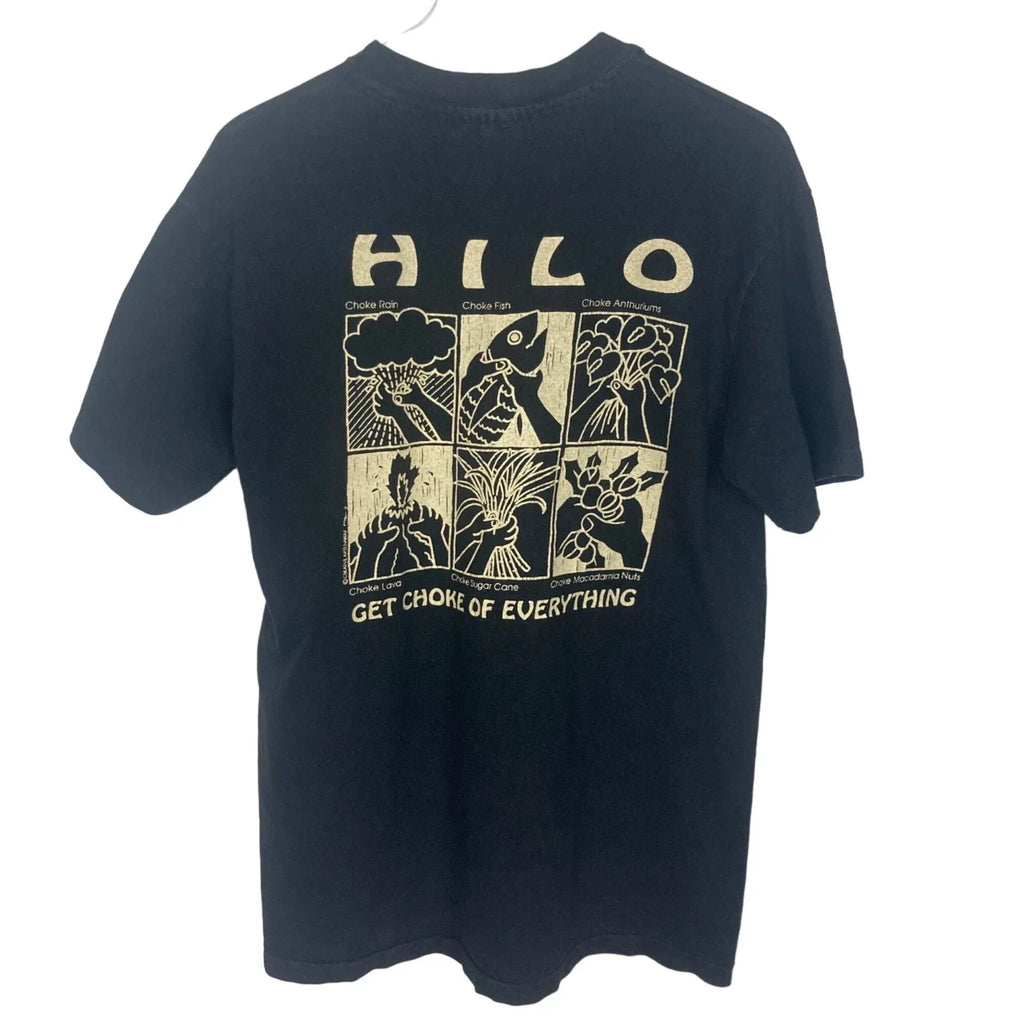 Vintage Creative Arts Hawaii Black T Shirt Adult Medium Get Choke of Everything Unisex T-shirt, Sweatshirt, Hoodie, Long Sleeve Tee - T-Shirt, Sweatshirt, Hoodie