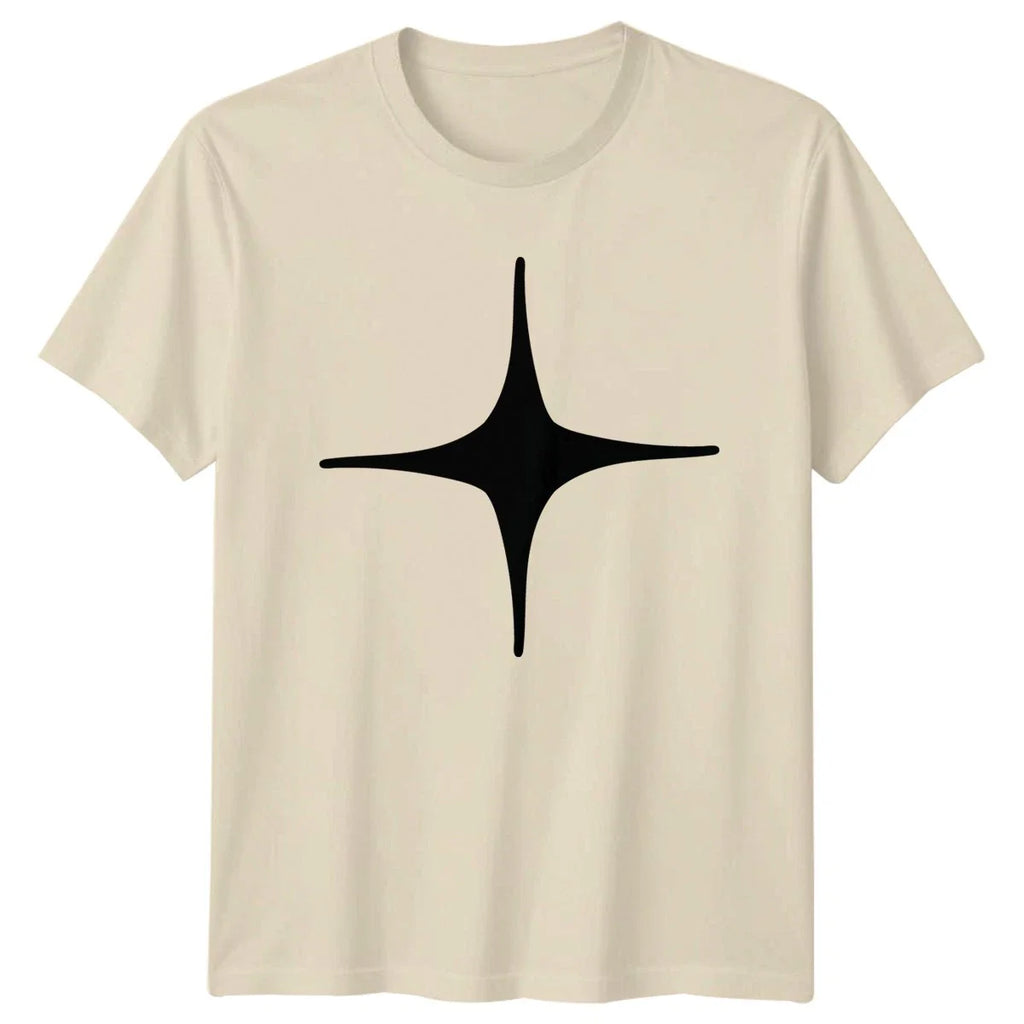 Minimalist Sparkle Star Abstract Graphic T-Shirt Symbolism Abstract Art Gift Unisex T-shirt, Sweatshirt, Hoodie, Long Sleeve Tee - T-Shirt, Sweatshirt, Hoodie