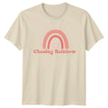 Chasing Rainbow T-Shirt Boho Pastel Aesthetic Lifestyle Birthday Gift For Him Unisex T-shirt, Sweatshirt, Hoodie, Long Sleeve Tee - T-Shirt, Sweatshirt, Hoodie