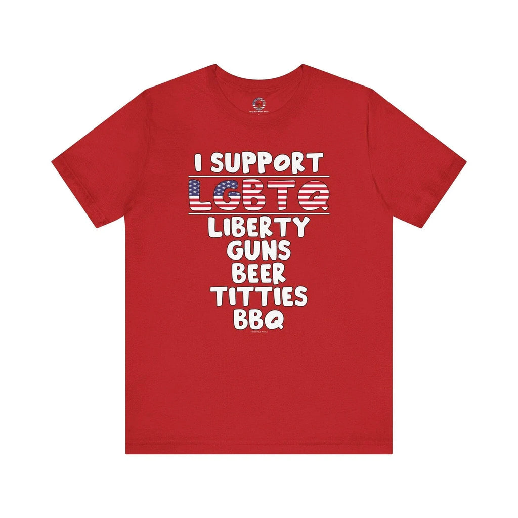 I Support LGBTQ T-Shirt Unisex T-shirt, Sweatshirt, Hoodie, Long Sleeve Tee - T-Shirt, Sweatshirt, Hoodie