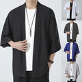 Trendy Loose Fit Men's Kimono Top Shirt Robe Coat Open Front Cardigan Yukata Unisex T-shirt, Sweatshirt, Hoodie, Long Sleeve Tee - T-Shirt, Sweatshirt, Hoodie