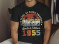 Personalised Vintage Birthday T Shirt Any Age Year Limited Edition Retro Gift Unisex T-shirt, Sweatshirt, Hoodie, Long Sleeve Tee - T-Shirt, Sweatshirt, Hoodie