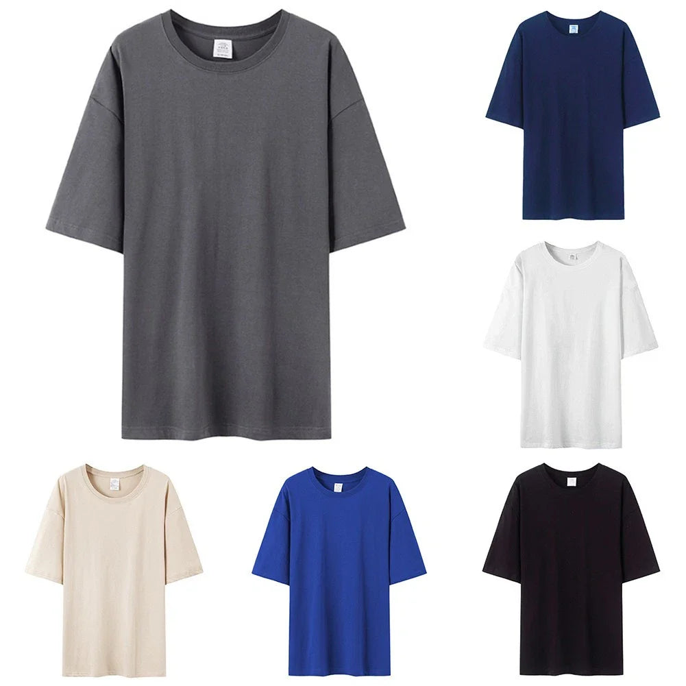 Trendy Short Sleeve Solid Color T Shirts for Men and Women Summer Wear Unisex T-shirt, Sweatshirt, Hoodie, Long Sleeve Tee - T-Shirt, Sweatshirt, Hoodie