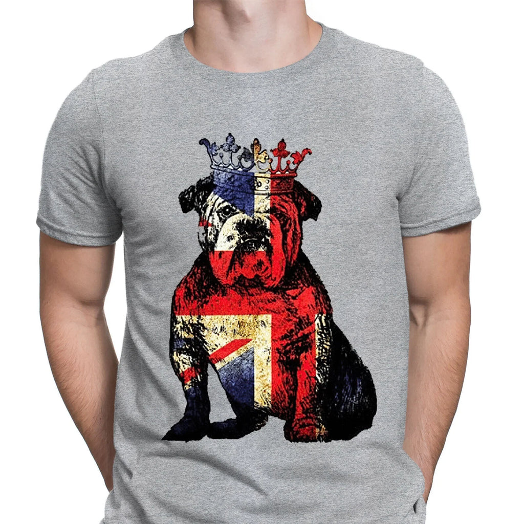 Dog Union Jack Flag British Crown Cool Gift Mens T-Shirts Tee Top #DNE Unisex T-shirt, Sweatshirt, Hoodie, Long Sleeve Tee - T-Shirt, Sweatshirt, Hoodie