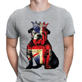 Dog Union Jack Flag British Crown Cool Gift Mens T-Shirts Tee Top #DNE Unisex T-shirt, Sweatshirt, Hoodie, Long Sleeve Tee - T-Shirt, Sweatshirt, Hoodie