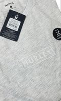 Hurley Men's XL T-Shirt Reflective Boxed Logo Light Heather Grey XL Unisex T-shirt, Sweatshirt, Hoodie, Long Sleeve Tee - T-Shirt, Sweatshirt, Hoodie