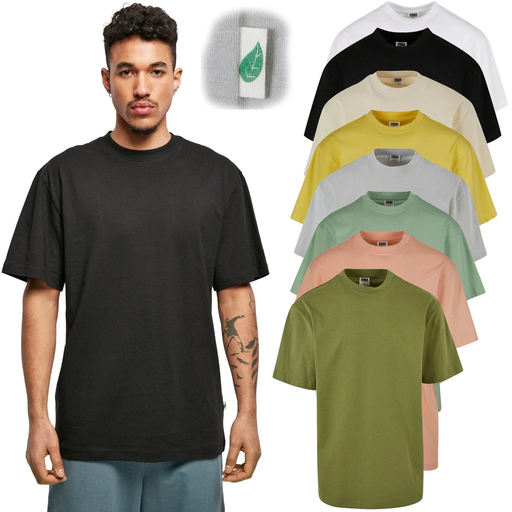 Urban Classics Tall Tee Mens T-Shirt Oversized Extra Long Fit Organic Unisex T-shirt, Sweatshirt, Hoodie, Long Sleeve Tee - T-Shirt, Sweatshirt, Hoodie