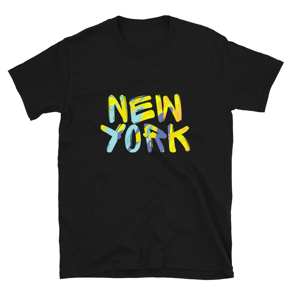 New York NY Yellow Street Wear Graffiti T-Shirt Unisex T-shirt, Sweatshirt, Hoodie, Long Sleeve Tee - T-Shirt, Sweatshirt, Hoodie