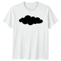 Just A Cloud Shape Outline T-Shirt Minimalist Art Weather Novelty Unisex T-shirt, Sweatshirt, Hoodie, Long Sleeve Tee - T-Shirt, Sweatshirt, Hoodie