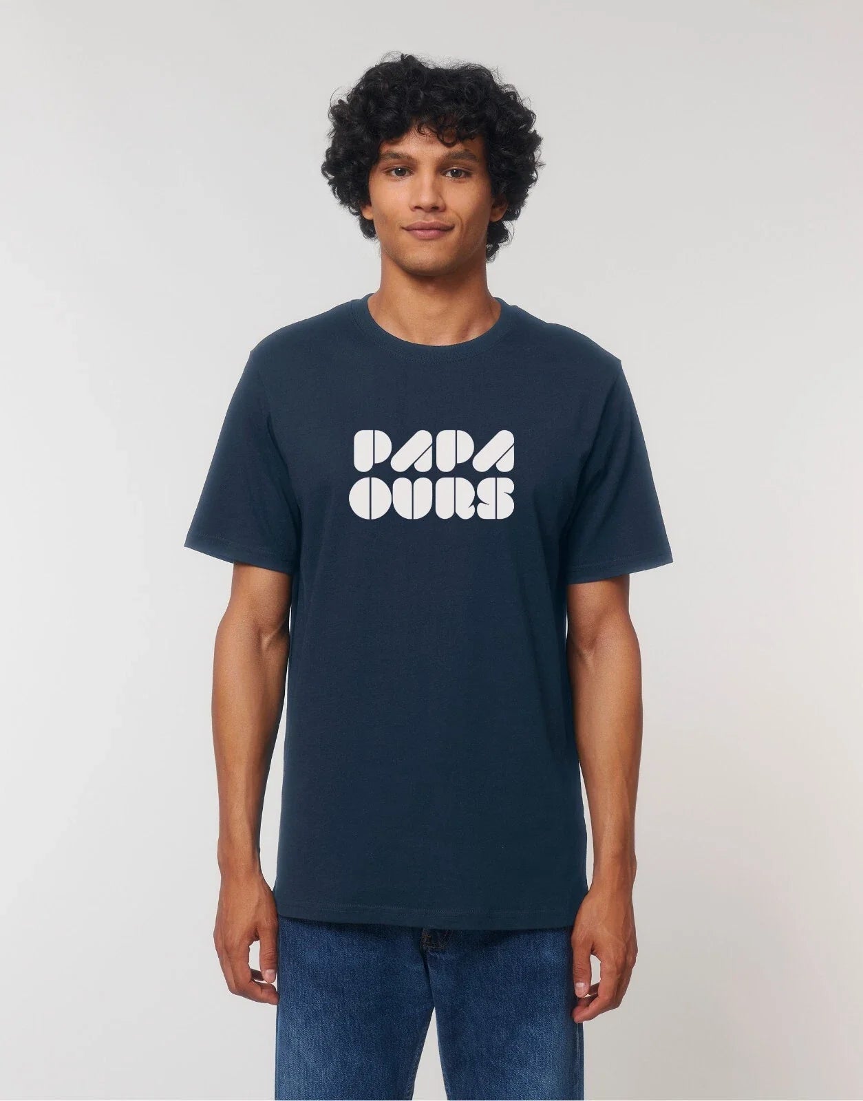 Mens Short Sleeve Dad Wear T Shirt 3 Colour Navy Blue Unisex T-shirt, Sweatshirt, Hoodie, Long Sleeve Tee - T-Shirt, Sweatshirt, Hoodie