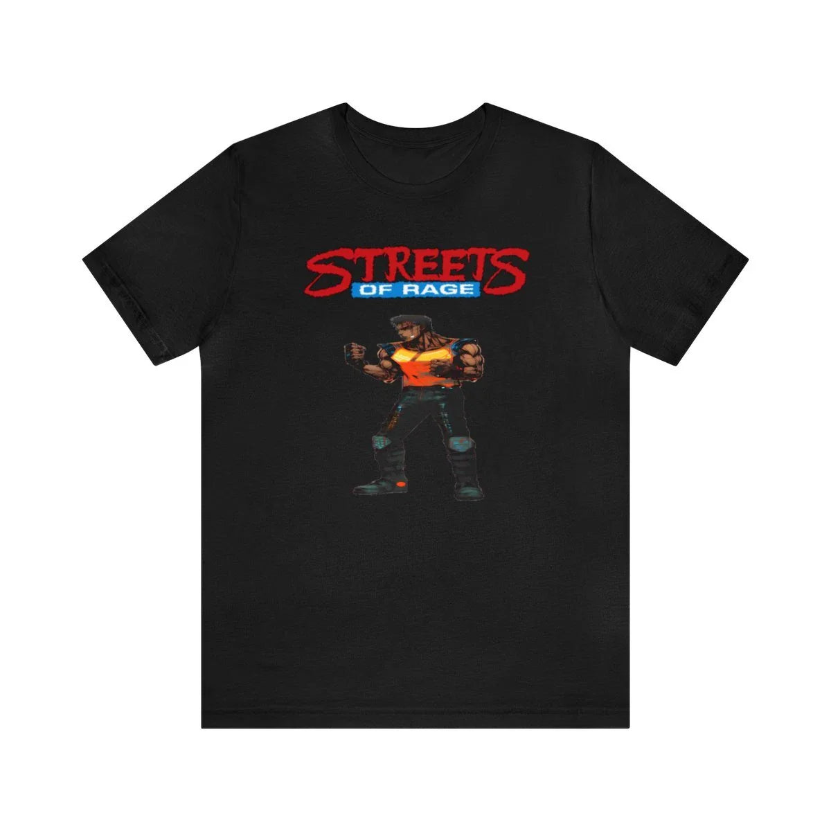 Streets of Rage Sega Genesis Adam Cyberpunk Style Unisex Short Sleeve T-Shirt Unisex T-shirt, Sweatshirt, Hoodie, Long Sleeve Tee - T-Shirt, Sweatshirt, Hoodie