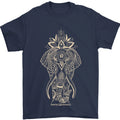 Gold Mandala Art Elephant Mens T-Shirt 100% Cotton Unisex T-shirt, Sweatshirt, Hoodie, Long Sleeve Tee - T-Shirt, Sweatshirt, Hoodie