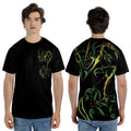 Rayquaza Pkm T-Shirt Abstract Tribal Art Style Graphic Tee Black Mens S-5XL Unisex T-shirt, Sweatshirt, Hoodie, Long Sleeve Tee - T-Shirt, Sweatshirt, Hoodie