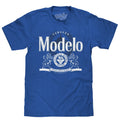 Cerveza Modelo Beer Mens T Shirt Royal Blue Unisex T-shirt, Sweatshirt, Hoodie, Long Sleeve Tee - T-Shirt, Sweatshirt, Hoodie