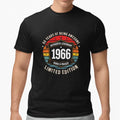 1966 60th Birthday Shirt Vintage 60 Years Old Limited Edition Gift Tee Cotton Unisex T-shirt, Sweatshirt, Hoodie, Long Sleeve Tee - T-Shirt, Sweatshirt, Hoodie