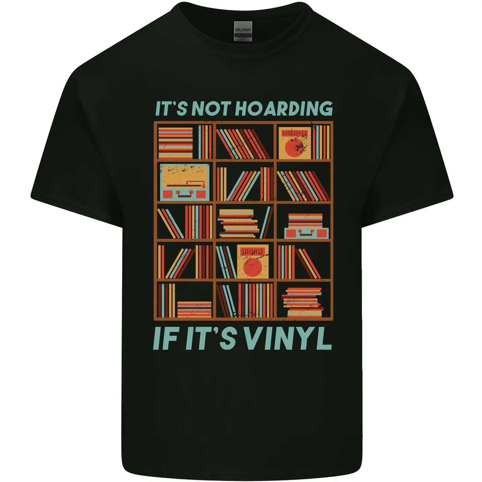 Its Not Hoarding Funny Vinyl Records Turntable Mens Light Cotton T-Shirt Unisex T-shirt, Sweatshirt, Hoodie, Long Sleeve Tee - T-Shirt, Sweatshirt, Hoodie