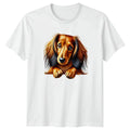 Cute Long Haired Dachshund Puppy Dog T-Shirt Dachshund Dog Birthday Gift Unisex T-shirt, Sweatshirt, Hoodie, Long Sleeve Tee - T-Shirt, Sweatshirt, Hoodie