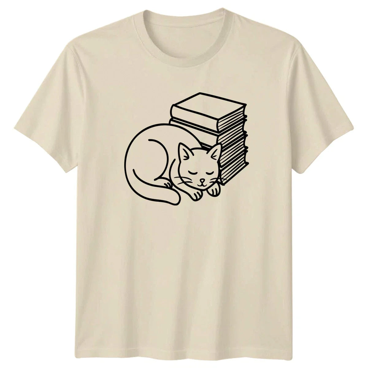 Sleeping Cat Book Lover T-Shirt Reader Librarian Gift For Him And Her Unisex T-shirt, Sweatshirt, Hoodie, Long Sleeve Tee - T-Shirt, Sweatshirt, Hoodie