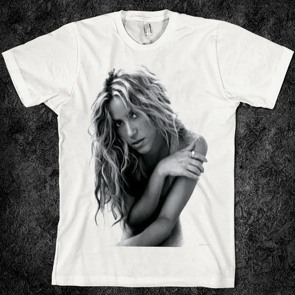 she wolf, icon, dance, shakira white regular fit cotton T-shirt, latin, dance Unisex T-shirt, Sweatshirt, Hoodie, Long Sleeve Tee - T-Shirt, Sweatshirt, Hoodie
