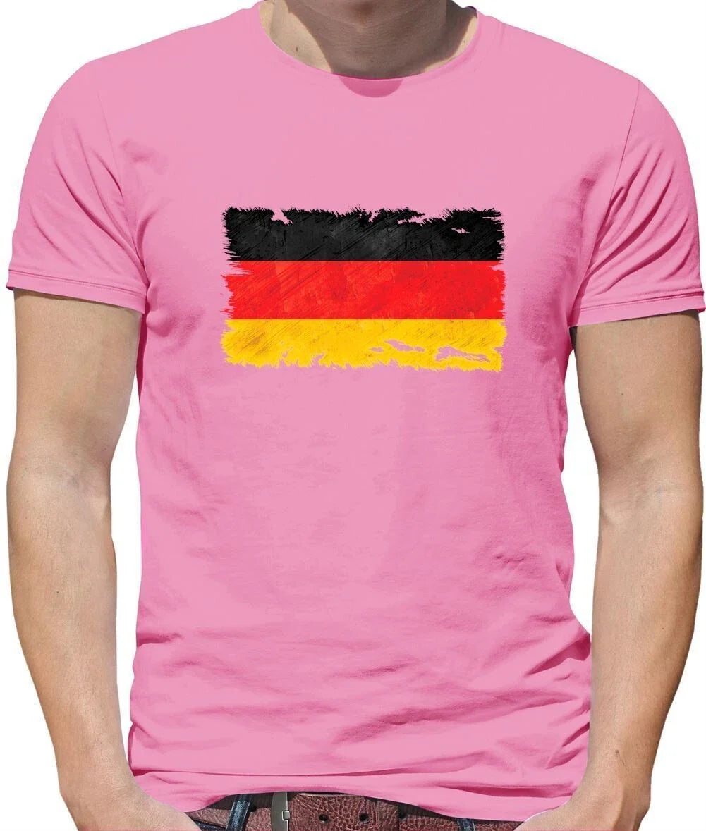 Deutschland Grunge Stil Flagge - Herren - Deutsche Country Flaggen Reise Berlin Unisex T-shirt, Sweatshirt, Hoodie, Long Sleeve Tee - T-Shirt, Sweatshirt, Hoodie