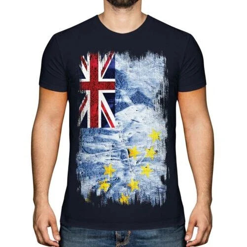 TUVALU GRUNGE FLAG MENS T-SHIRT TEE TOP TUVALUAN SHIRT FOOTBALL JERSEY GIFT Unisex T-shirt, Sweatshirt, Hoodie, Long Sleeve Tee - T-Shirt, Sweatshirt, Hoodie