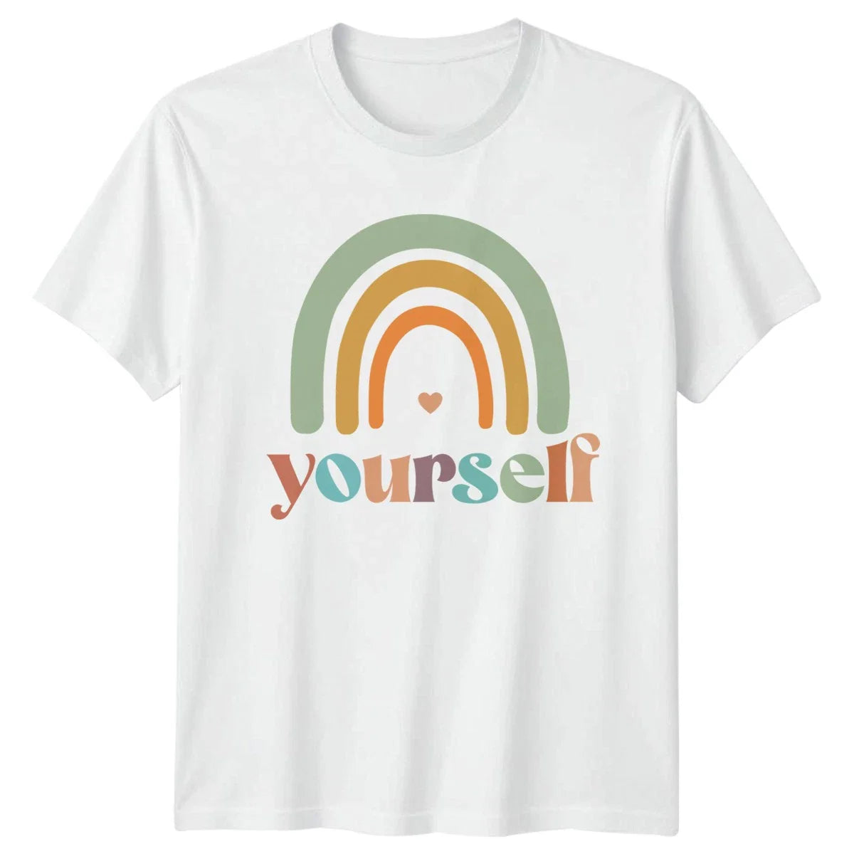 Be Yourself Boho Rainbow Aesthetic T-Shirt Self Love Gift For Him And Her Unisex T-shirt, Sweatshirt, Hoodie, Long Sleeve Tee - T-Shirt, Sweatshirt, Hoodie