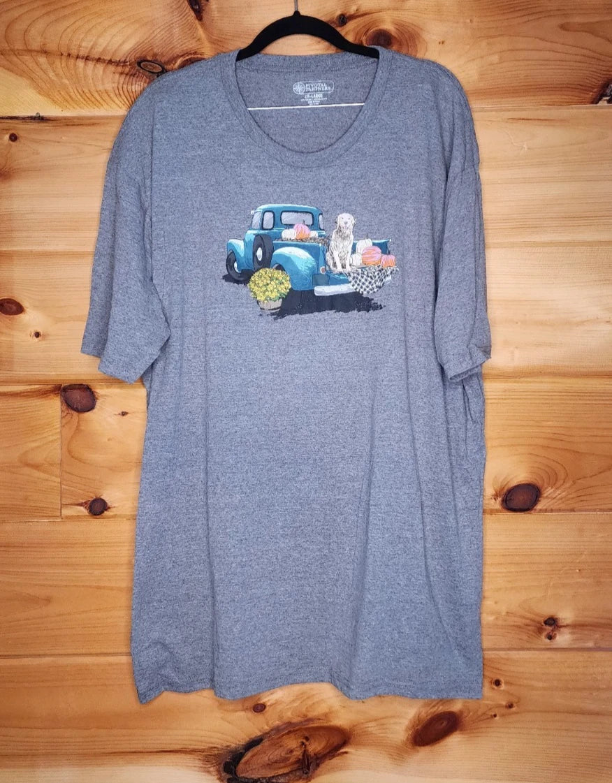 Pivotal Partners Unisex Size 2XLarge Graphic T Shirt Truck & Dog Unisex T-shirt, Sweatshirt, Hoodie, Long Sleeve Tee - T-Shirt, Sweatshirt, Hoodie