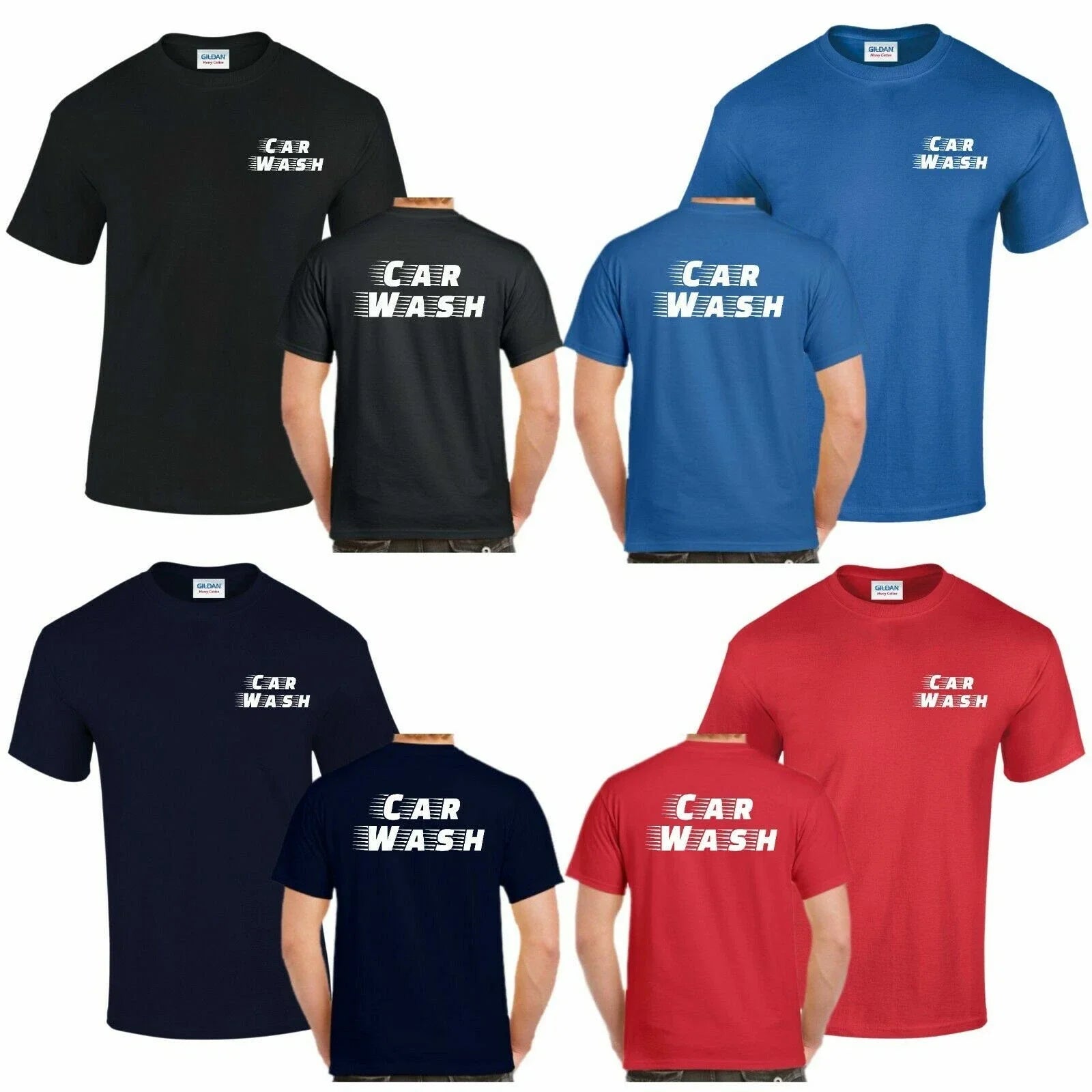 CAR WASH Printed T Shirt Industrial Office Car Washer Uniform Men Workwear Tops Unisex T-shirt, Sweatshirt, Hoodie, Long Sleeve Tee - T-Shirt, Sweatshirt, Hoodie