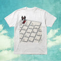 Escaping The World Keyboard Graphic T-Shirt Abstract Aesthetic Tee S-5XL Unisex T-shirt, Sweatshirt, Hoodie, Long Sleeve Tee - T-Shirt, Sweatshirt, Hoodie