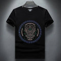 Men Luxury Diamond Rhinestones Fashion Black T-Shirt High Quality Unisex T-shirt, Sweatshirt, Hoodie, Long Sleeve Tee - T-Shirt, Sweatshirt, Hoodie