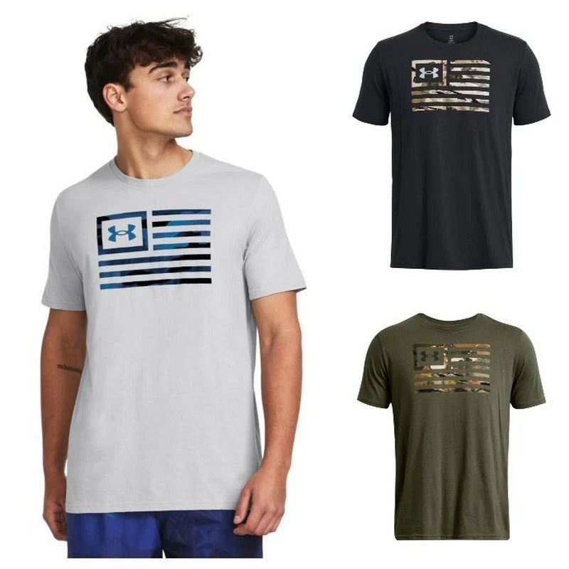 Under Armour 1382969 Men's UA Freedom Flag Printed T-Shirt Short Sleeve Tee Unisex T-shirt, Sweatshirt, Hoodie, Long Sleeve Tee - T-Shirt, Sweatshirt, Hoodie