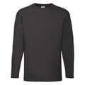 Fruit of the Loom Valueweight Long Sleeve T-Shirt Crew Neck - 8 Colours - S-5XL Unisex T-shirt, Sweatshirt, Hoodie, Long Sleeve Tee - T-Shirt, Sweatshirt, Hoodie