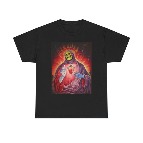 "Sacred Heart Skeletor" T-shirt - Until We Meet Again! Skeletor Cult Tee Unisex T-shirt, Sweatshirt, Hoodie, Long Sleeve Tee - T-Shirt, Sweatshirt, Hoodie