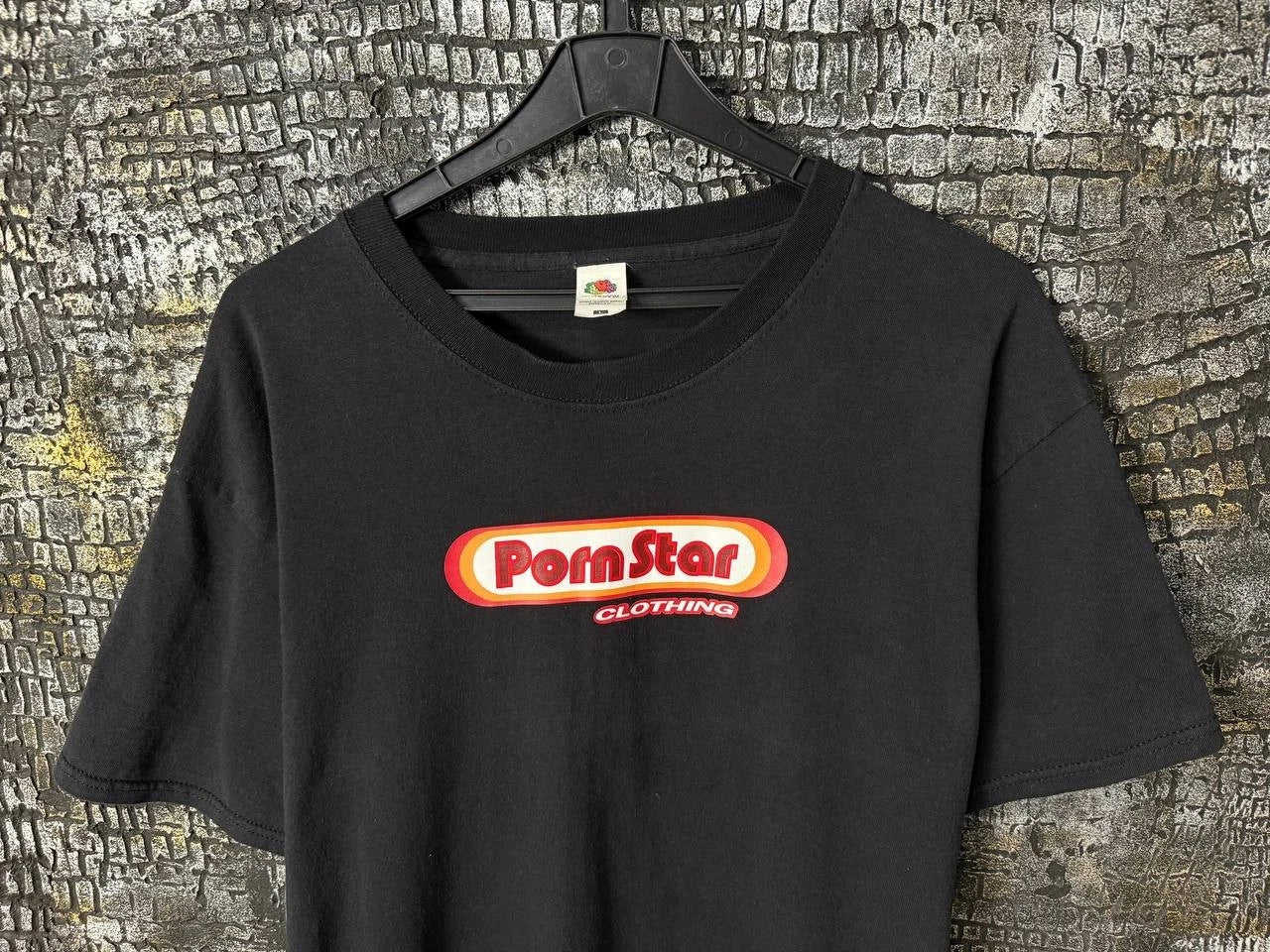 Vintage Porn Star Clothing T Shirt Black Y2K Skate Streetwear Mens L Rare Unisex T-shirt, Sweatshirt, Hoodie, Long Sleeve Tee - T-Shirt, Sweatshirt, Hoodie