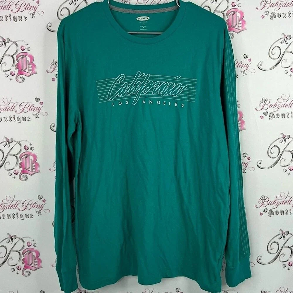 Old Navy long sleeve top graphic soft washed Teal California Long Sleeve Tee Unisex T-shirt, Sweatshirt, Hoodie, Long Sleeve Tee - T-Shirt, Sweatshirt, Hoodie
