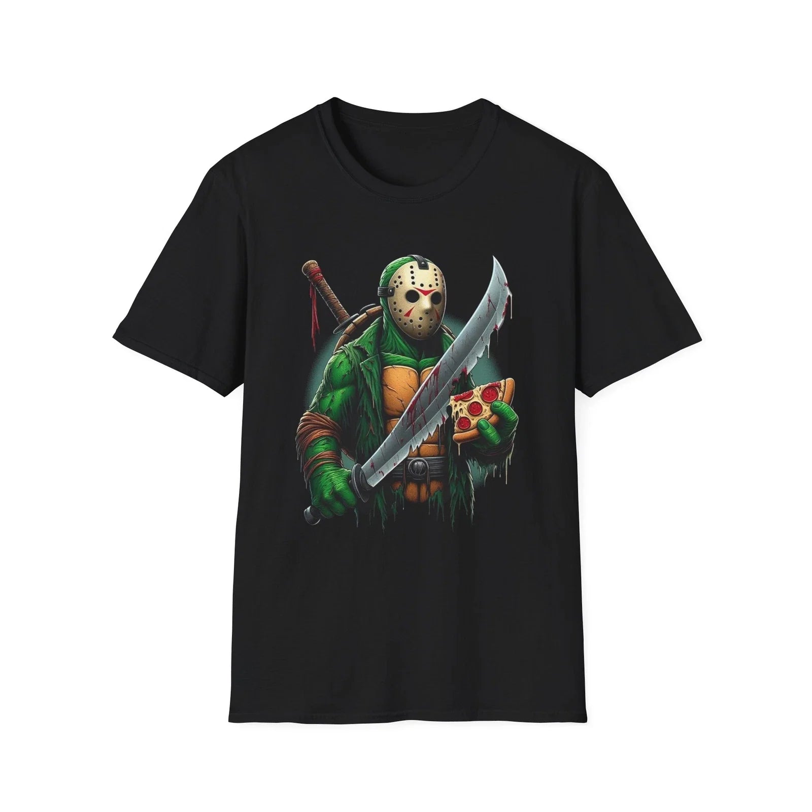 Jason Voorhees Ninja Turtle T-Shirt  Horror Hero Mashup Tee Unisex T-shirt, Sweatshirt, Hoodie, Long Sleeve Tee - T-Shirt, Sweatshirt, Hoodie