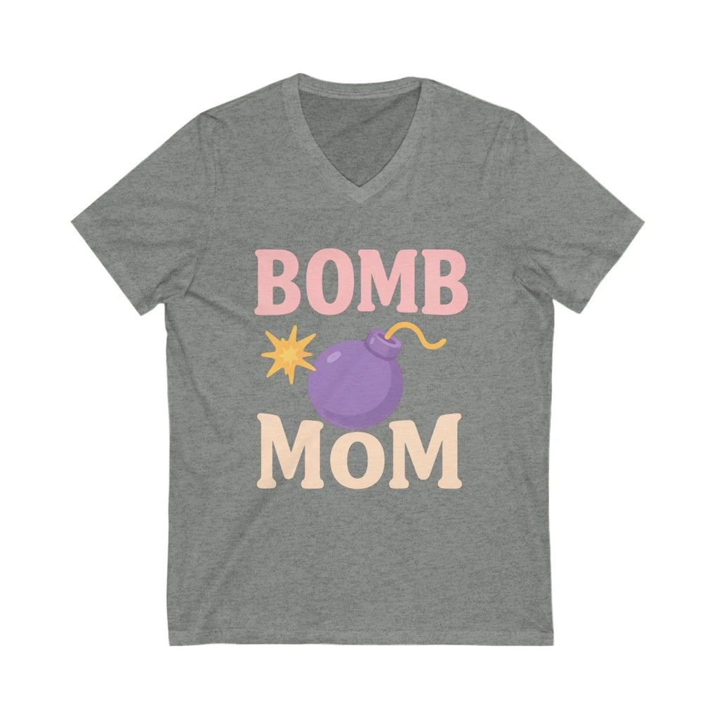 Bomb Mom Tee, Fun Mother's Day Shirt, Casual Gift for Moms, Birthday Top, Trendy Unisex T-shirt, Sweatshirt, Hoodie, Long Sleeve Tee - T-Shirt, Sweatshirt, Hoodie