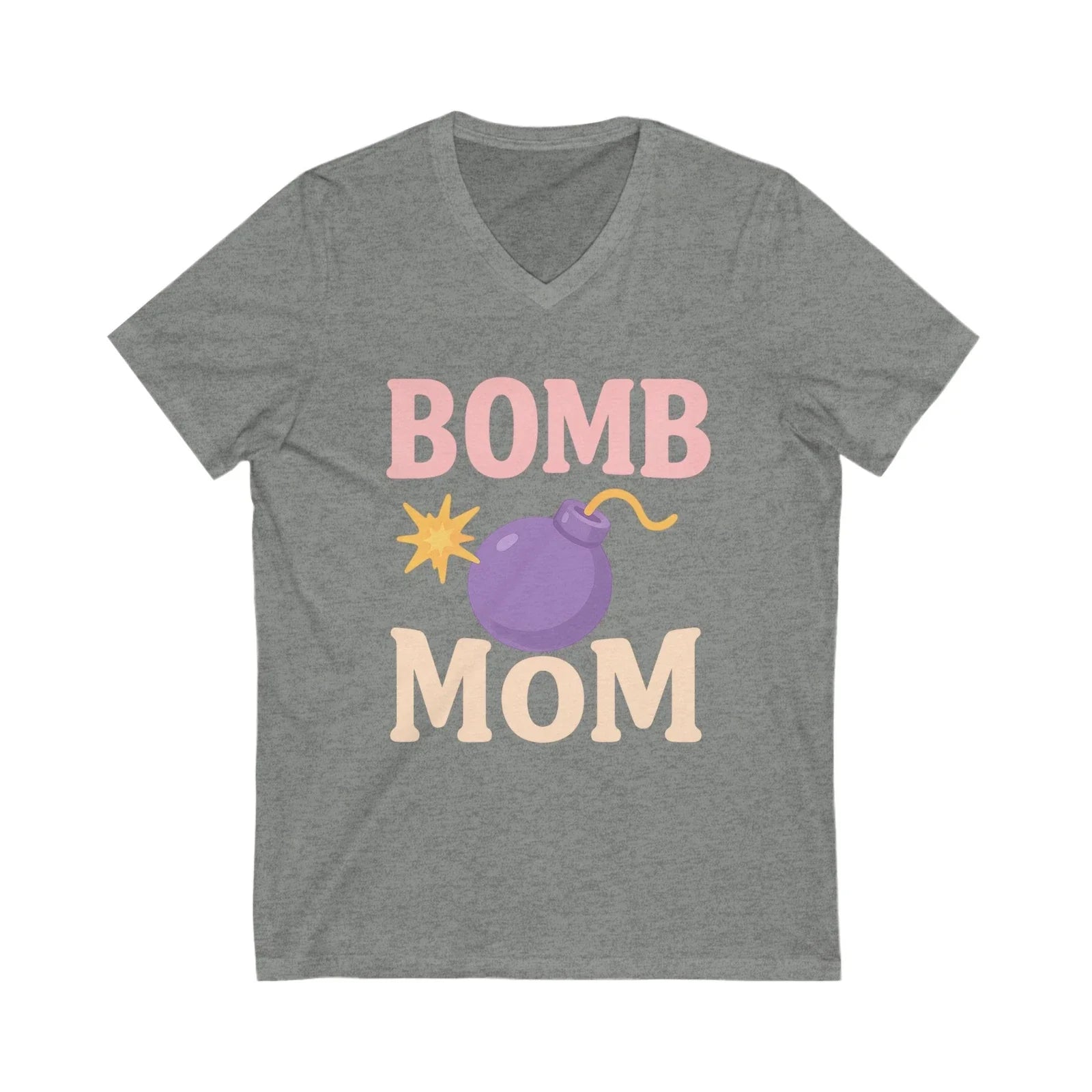 Bomb Mom Tee, Fun Mother's Day Shirt, Casual Gift for Moms, Birthday Top, Trendy Unisex T-shirt, Sweatshirt, Hoodie, Long Sleeve Tee - T-Shirt, Sweatshirt, Hoodie