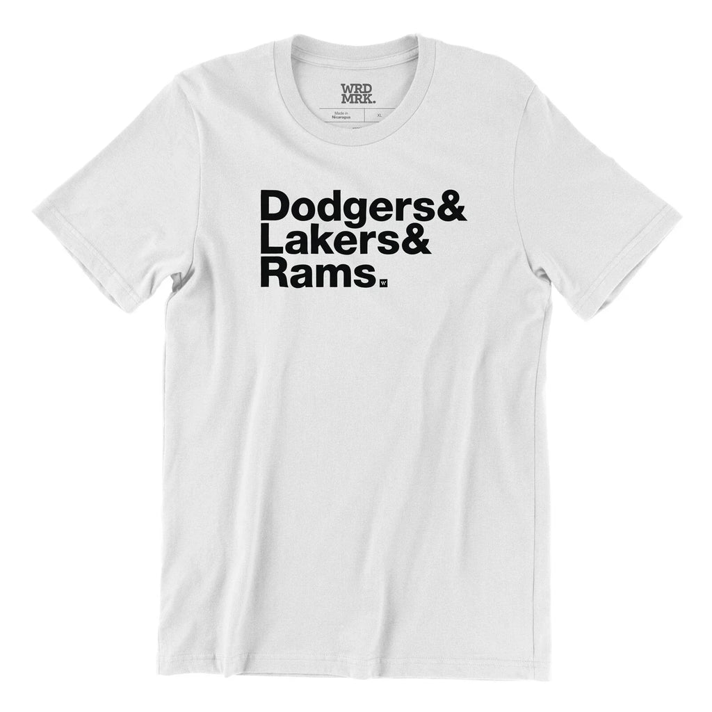 Dodgers & Lakers & Rams. T-Shirt Unisex T-shirt, Sweatshirt, Hoodie, Long Sleeve Tee - T-Shirt, Sweatshirt, Hoodie