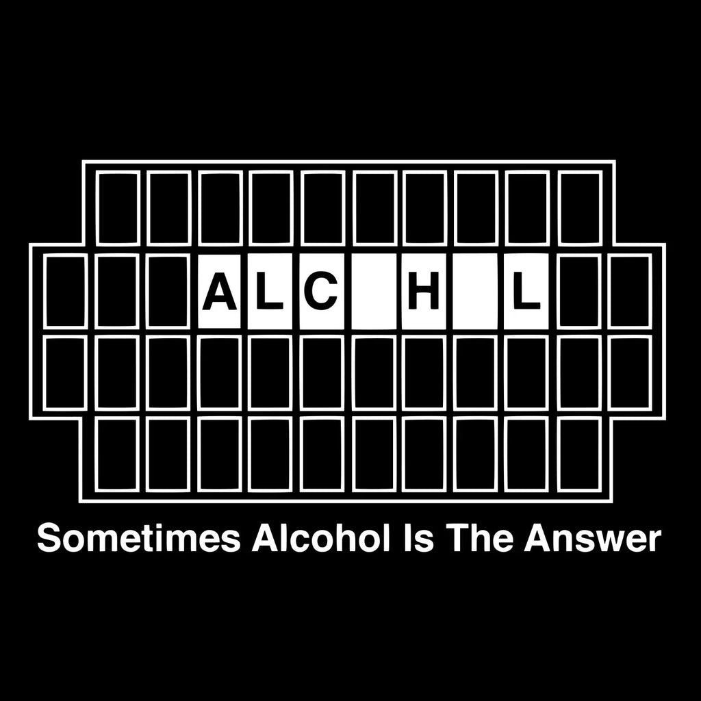 Sometimes Alcohol Is The Answer T-Shirt Funny Beer Wine Drinking Graphic SM-5XL Unisex T-shirt, Sweatshirt, Hoodie, Long Sleeve Tee - T-Shirt, Sweatshirt, Hoodie